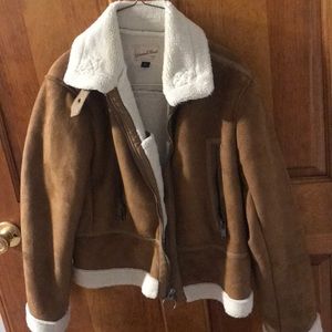 Sherpa lined jacket